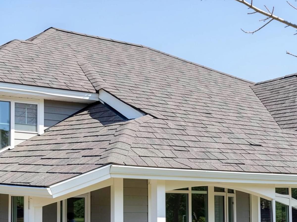 Asphalt roofing system installation with premium architectural shingles